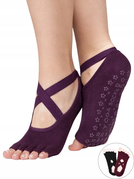 Yoga Sokken Teen Sokken Antislip ABS 2-Pack Maat 36-41