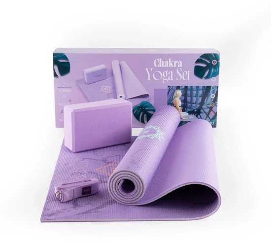 Yoga starterskit chakra - Myga - lila