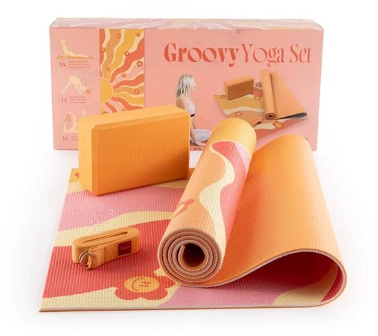Yoga starterskit groovy - Myga - oranje van Merkloos