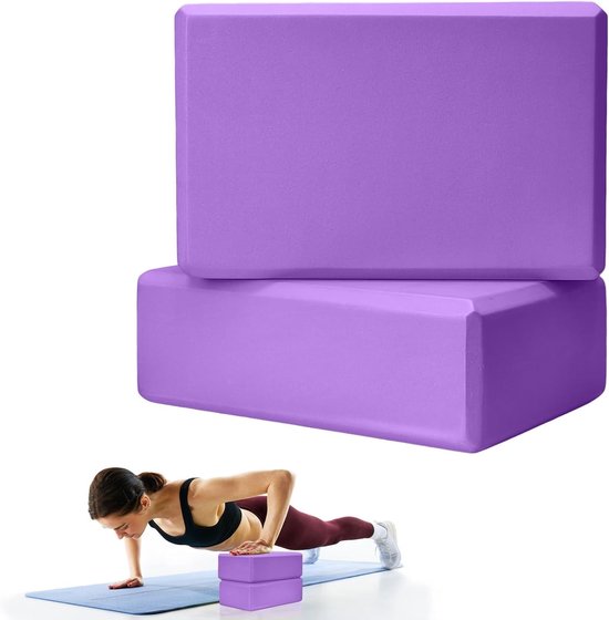 Yoga Steentjes Set van 2 - EVA Stabiliteit voor Meditatie, Yoga, Pilates en Ondersteuning van Houdingen
