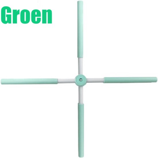 Yoga Stick - Yoga - Stretcher - Postuur Corrector - Posture Corrector - Groen - Rug Kraker