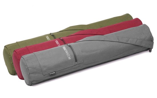 Yoga tas yogibag® basic - zip - cotton - 65 cm olive Sporttas YOGISTAR van YOGISTAR