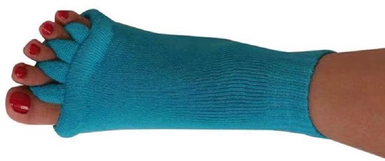 Yoga Teenspreidersokken - Comfortabele teenspreidersokken Massagesokken - Voorkom voetkrampen en hamertenen One Size van Merkloos