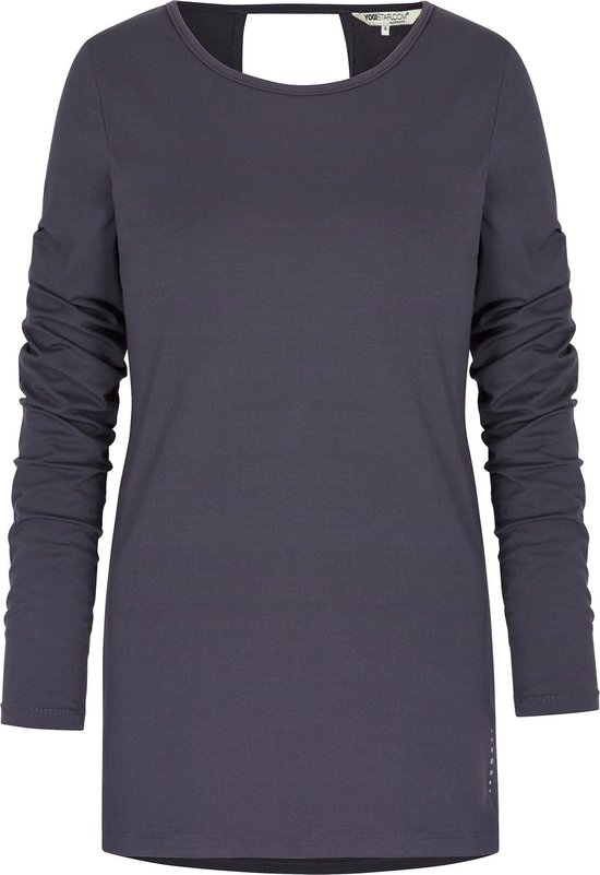 Yoga Top "Open Back" - pebble S Sportshirt casual YOGISTAR van YOGISTAR