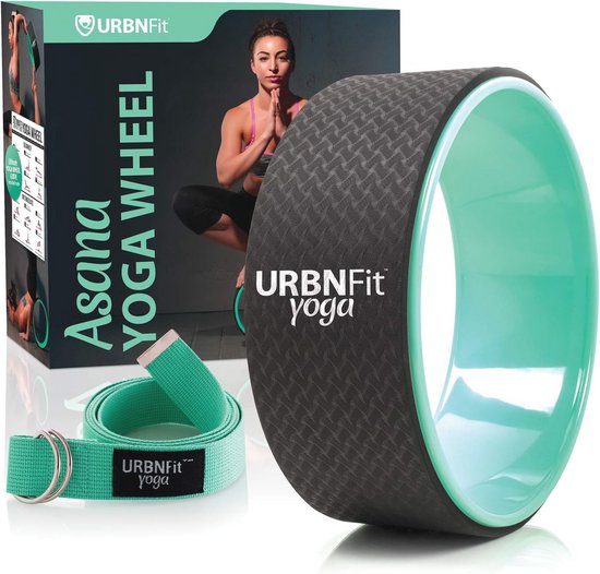 Yoga Wheel voor Flexibiliteit en Backbends - Ondersteuning voor Stretchen en Inversies - Perfect voor Thuistraining