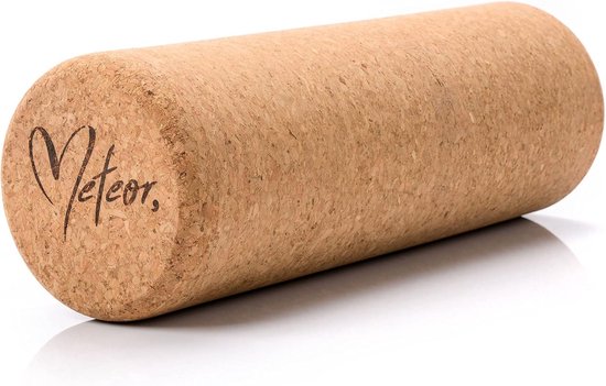 Yoga Wiel - Oefen Accessoire - Flexibiliteit Verbeteren - Natuurlijk Kurk Materiaal - 30 x 10 cm - Kurk