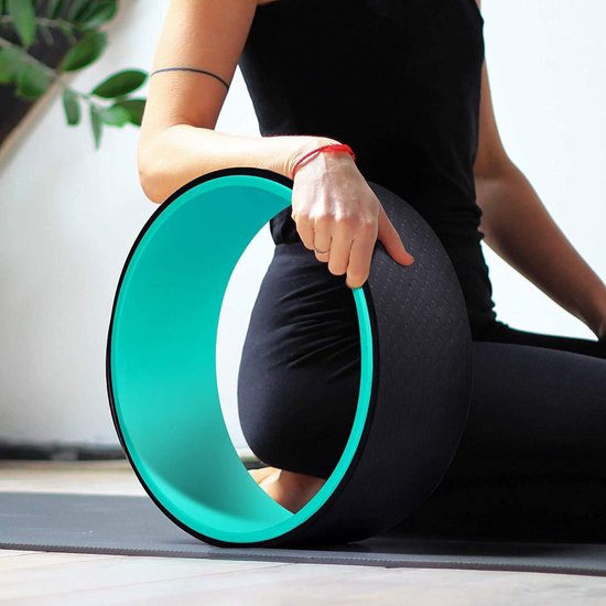 Yoga Wiel voor Rugpijn Verlichting en Flexibiliteit - Ideaal voor Stretching en Backbends van Merkloos
