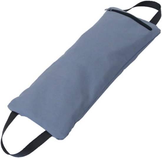 Yoga Zandzak - Fitness Vuller - Ondersteuning Gewicht - Ongevuld Aanpasbaar - 36x21cm - Grijs