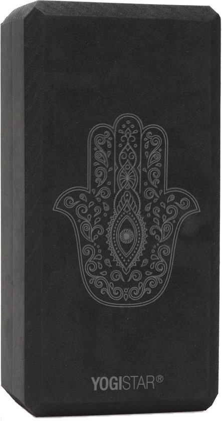 Yogablock yogiblock® basic - art collection - hand of fatima - zen black