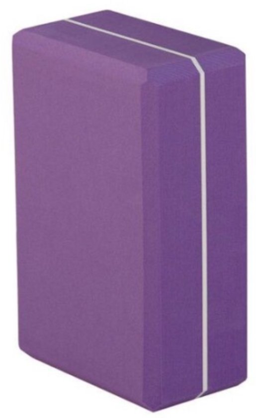 Yogablok Schuim XXL - Paars van Merkloos