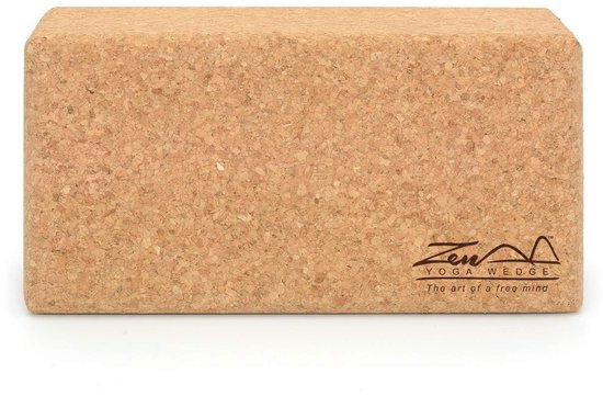 Yogablok van Kurk – Premium 100% Natuurlijke Ondersteuning voor Yoga en Pilates – Antislip en Milieuvriendelijk