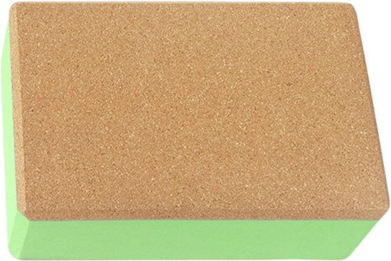 Yogablokken Hoge Dichtheid - Fitness Blokken - Yoga Training - Niet-slip Oppervlak - 9x6x3 Inch - Groen