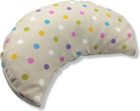 Yogakussen halve maan meditatiekussen halve maan, halve maan kussen, yogakussen, katoen en boekweitschil - kussenhoes wasbaar van Bol.com Basics