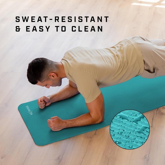 Yogamat 183 x 60 cm - Antislip Fitnessmat voor Thuis en Gym