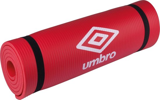 Yogamat 190 x 58 x 1 cm - Antislip Fitnessmat met Draagriemen - Extra Zacht en Dikke Sportmat - Rood van Yogamat