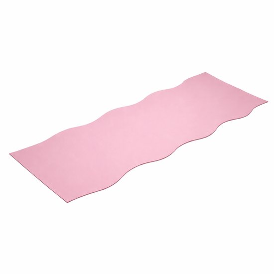 Yogamat 5mm Antislip – Fitness Mat & Pilates Mat – Eco Rubber – 181x68 cm – Matt Essentials – Roze van Merkloos