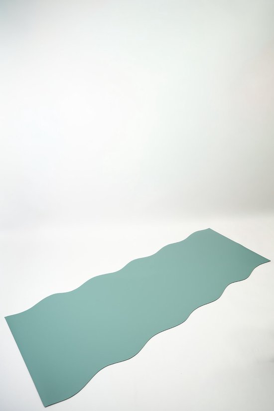 Yogamat 5mm Antislip – Fitness & Pilates Mat – Eco Rubber – 181x68 cm – Matt Essentials – Groen van Merkloos