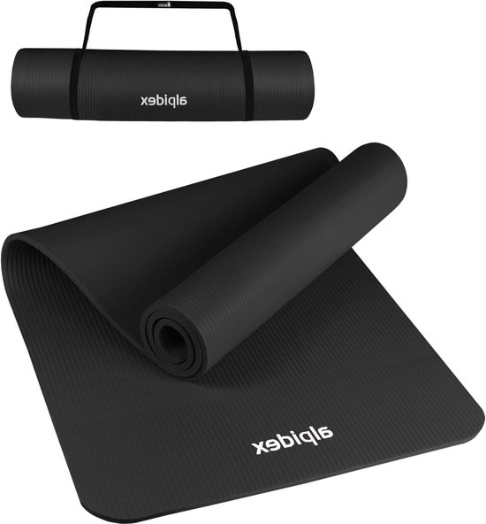 Yogamat - Antislip Fitness Matte - 1 stuk - Groen - Huidvriendelijk - 183 x 60 x 0,8 cm