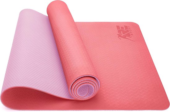 Yogamat | Antislip Fitnessmat | Draagriem | Voordelen voor Gewrichten | 183 x 61 x 0,6 cm