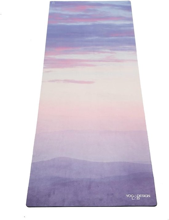 Yogamat Antislip - Mat Handdoek - Intensieve Yoga - Goede Grip Bij Zweet - 178 x 61 cm - Adem