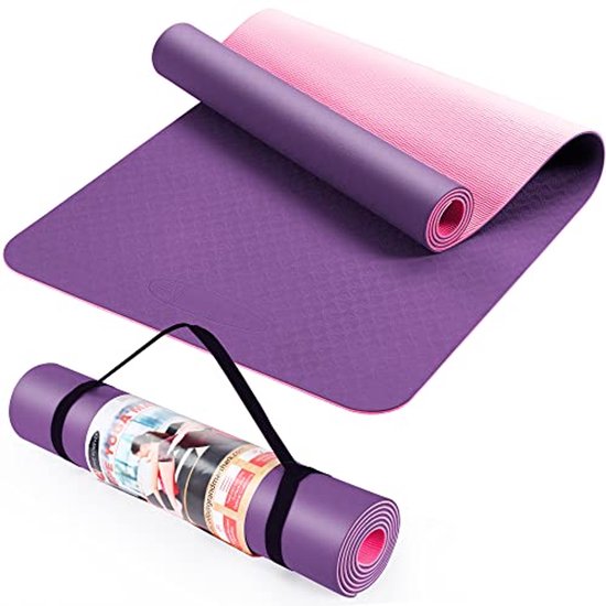 Yogamat Antislip voor Dames en Heren - Ideaal voor Pilates en Thuisgymnastiek