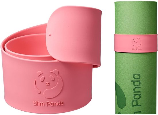 Yogamat Band - Mat Houder - Mat Opbergen - Snelle Bevestiging - Universeel - Roze