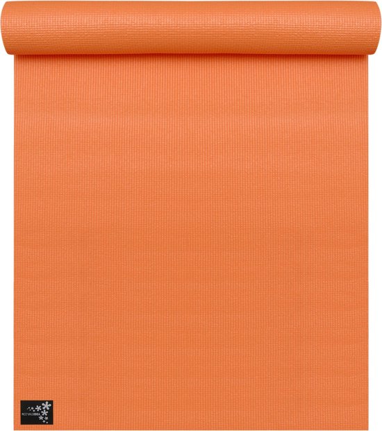 Yogamat basic mango Fitnessmat YOGISTAR van Merkloos