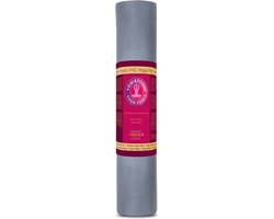 Yogamat Deluxe - 60x183x0.6 cm - Antraciet - PVC - yoga mat, yogamatten, yoga mat anti slip, yogamat antislip