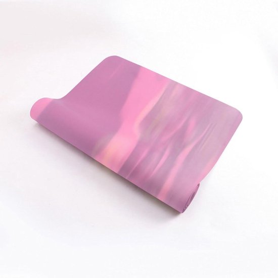 Yogamat Deluxe Premium - Fitness Pilates Mat - Comfortabel Trainen - Natuurlijk Rubber Materiaal - 183 x 68 cm - Multikleur van Yogamat