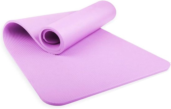Yogamat Extra Dik - Fitness Mat - Ontspanning Gewrichten - Slijtvast Ontwerp - 2 Meter - Geel van Yogamat