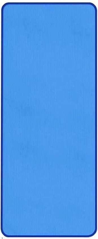 Yogamat - Fitness mat - Binnensporten - Antislip ervaring - 183x61cm - Blauw