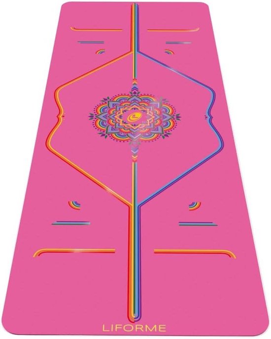 Yogamat - Fitness Mat - Yoga Beoefenen - Antislip Natuurrubber - 185 x 68 cm - Olijfgroen