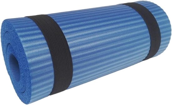 Yogamat Fitness Oefening - Pilates Mat - Sporten Thuis - Antislip Ontwerp - 60x25cm - Blauw