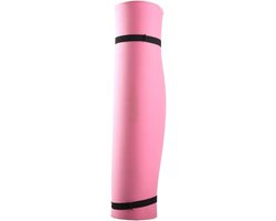 Yogamat - Fitness Pad - Thuis Sporten - Extra Dik - 173x61 cm - Roze