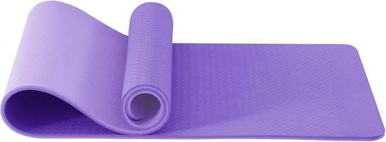 Yogamat - Fitnessmat Oefenmat - Balans Oefenen - Dubbelzijdig Antislip - 183 x 61 cm - Blauw