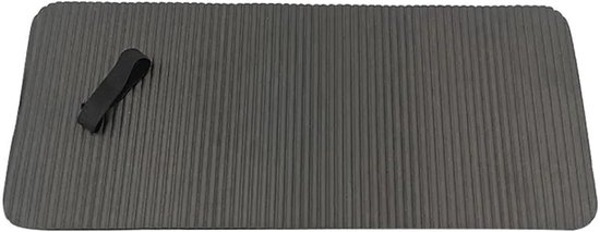 Yogamat - Fitnessmat Oefenmat - Comfortabel Trainen - Extra Dik - 60 x 25 cm - Zwart