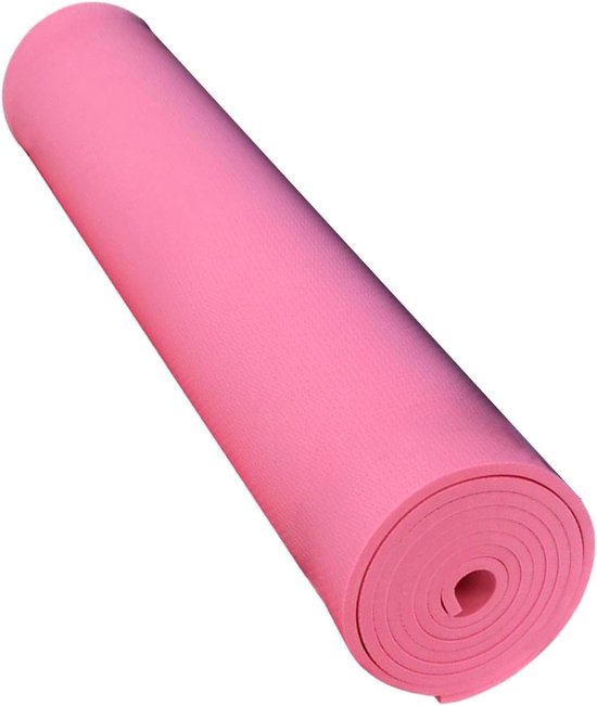 Yogamat - Fitnessmat Oefenmat - Comfortabel Trainen - Hoge Dichtheid EVA - 61 x 11 x 11 cm - Roze