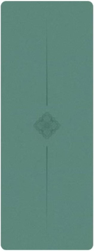 Yogamat - Fitnessmat Oefenmat - Thuis Sporten - Opvouwbaar Ontwerp - 15 mm Dik - Donker Groen