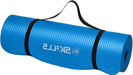 Yogamat Fitnessmat - Oefenmat Trainingsmat - Thuis Sporten - Antislip Ontwerp - 183x61x1.5 cm - Paars van Yogamat