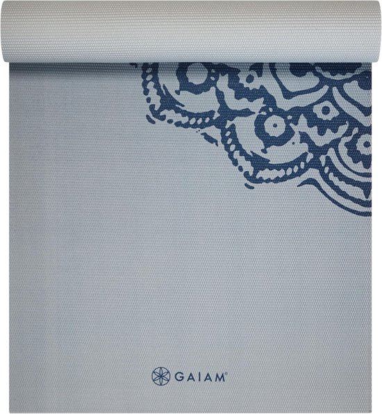Yogamat - Fitnessmat Oefenmat - Vloertrainingen Thuis - Extra Dikke Demping - 173 x 61 cm - Indigo Fade van Yogamat