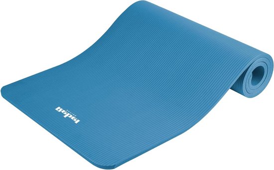Yogamat - Fitnessmat Pilatesmat - Sporten Thuis - Antislip NBR Materiaal - 183x61 cm - Blauw