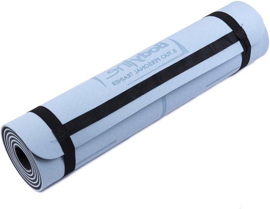 Yogamat - Fitnessmat Pilatesmat - Thuis Sporten - Antislip Oppervlak - 183x61 cm - Blauw