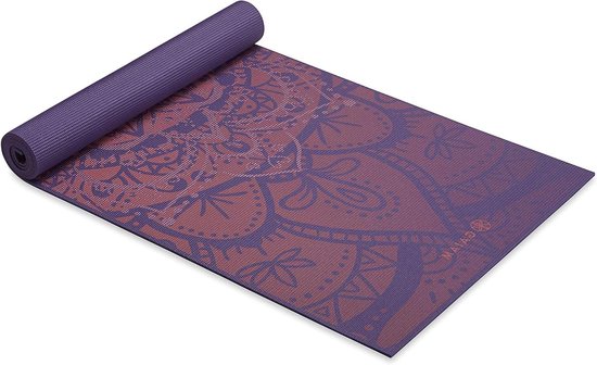 Yogamat - Fitnessmat Trainingsmat - Vloertraining - Extra Dikke Demping - 173 x 61 cm - Atheense Roos