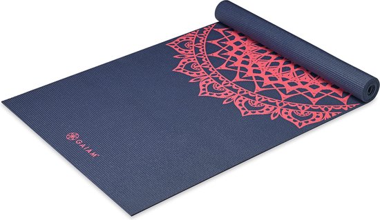 Yogamat  Gaiam Navy Fleur Marrakesh - 3mm