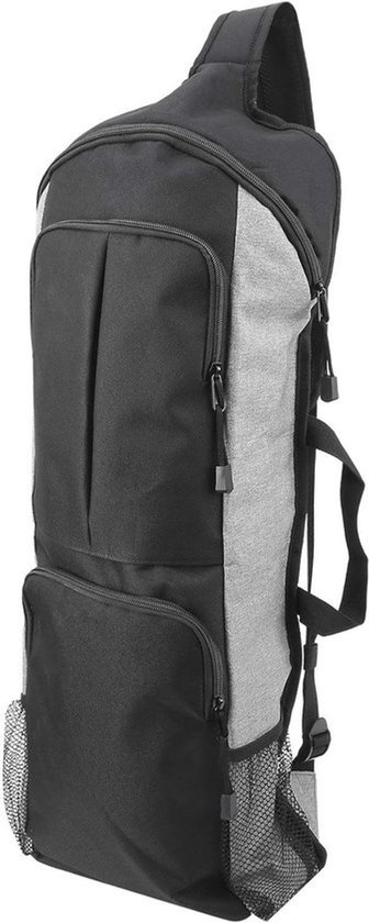 - Yogamat - Grote capaciteit - Multifunctioneel - Comfortabel - Waterdicht - Voor yoga sessies - Fitness training - Reizen - Dagelijks gebruik - Geschikt voor alle maten - Zwart yoga tas met meerdere vakken.
