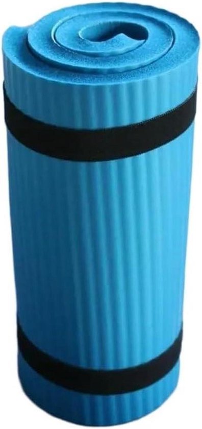 Yogamat Kniebeschermer - Fitness Oefenpad - Thuis Trainen - Super Dikke Foam - 15 cm Dik - Blauw