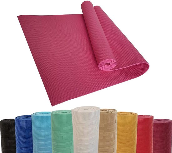 Yogamat memory schuim Eco PVC duurzaam slijtvast 183 x 61 x 04 cm - Kirana Yogamat van Yogamat
