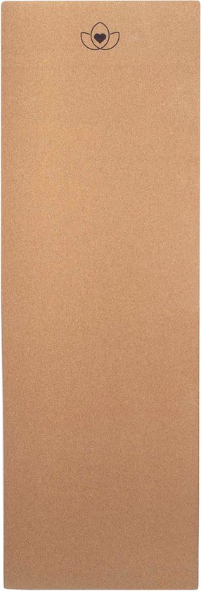 Yogamat natuurkurk lotus - Lotus - 4 mm - fitnessmat - sportmat - pilates mat van Merkloos