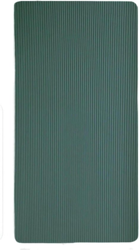 Yogamat NBR - Fitnessmat Gymnastiekmat - Sporten Ontspannen - Antislip Oppervlak - 200x90x2 cm - Donkergroen van Yogamat