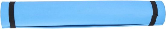 Yogamat - Oefenmat Fitnessmat - Thuis sporten - Antislip oppervlak - 173 x 60 cm - Blauw